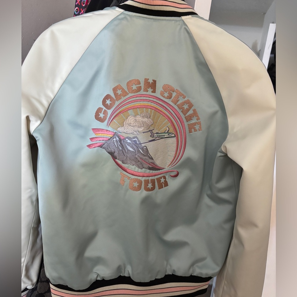 Coach, leather reversible, varsity jacket extra small